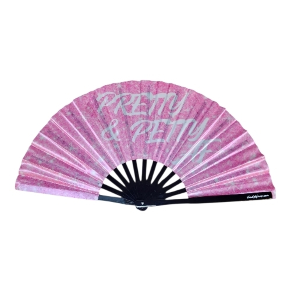 Pink Folding Fan